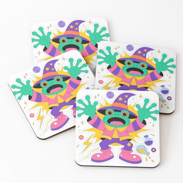 Item preview, Frog Wizard Meme Sticker designed and sold by inkfusionhub99.