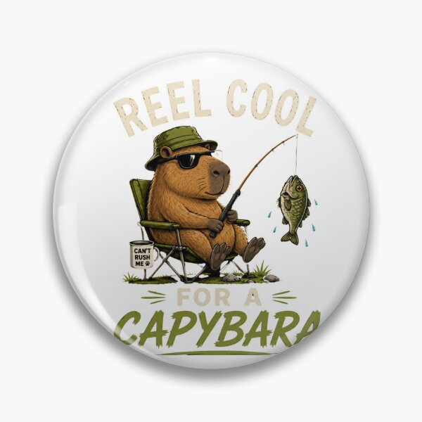 Item preview, Reel Cool Capybara designed and sold by Mysthor-Designs.