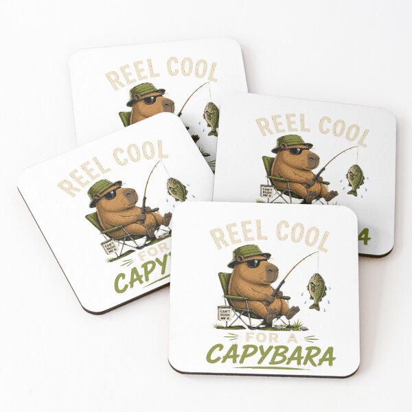 Item preview, Reel Cool Capybara designed and sold by Mysthor-Designs.