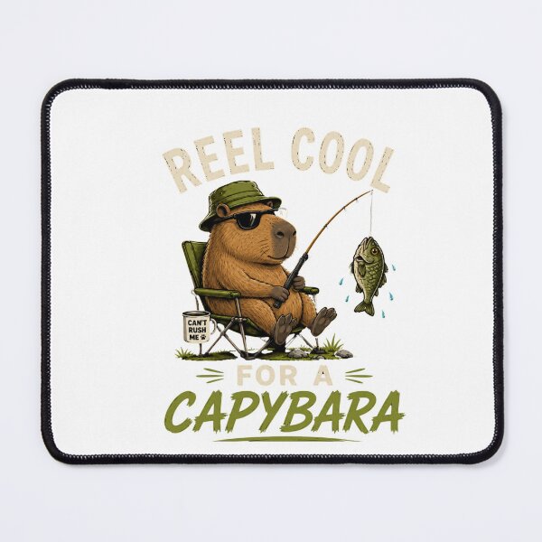 Item preview, Reel Cool Capybara designed and sold by Mysthor-Designs.