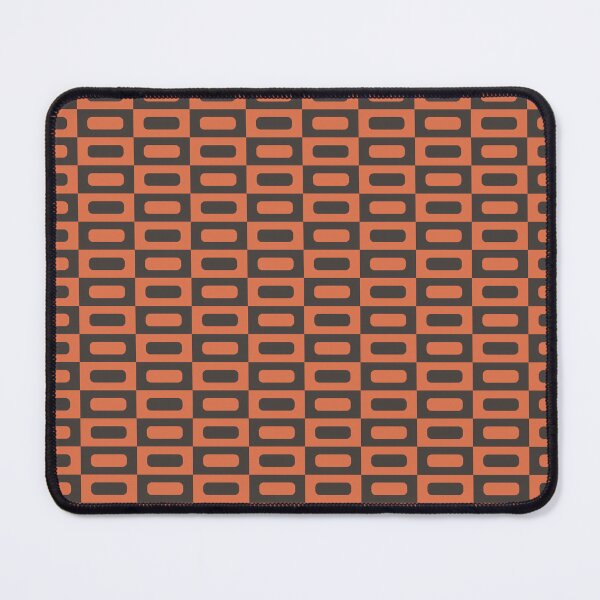 Item preview, Brown & orange rectangles mosaic designed and sold by Mint + Midnight.