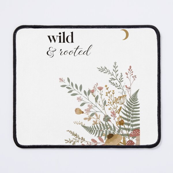 Item preview, Wild And Rooted Cottage Witch Gift for Her Women Botanical Nature Aesthetic Shirt designed and sold by DreamelleStudio.