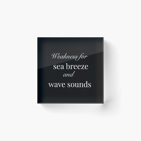 Item preview, Weakness For Sea Breeze And Wave Sounds Beach Aesthetic T-Shirt designed and sold by Anya86.