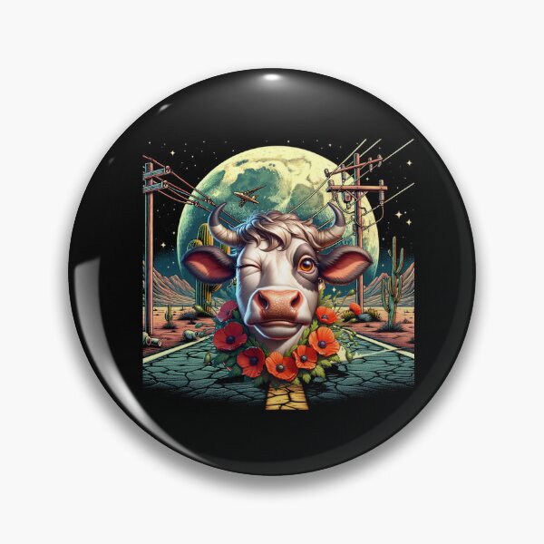 Item preview, Highland Cow Howling to The Moon Funny Meme 90s Animal Lover designed and sold by stylboutique.