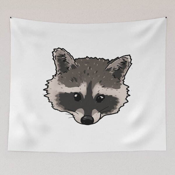 Item preview, Cute raccoon Meme, Cute raccoon Stickers designed and sold by Manga Anime 2023 ★★★★★.