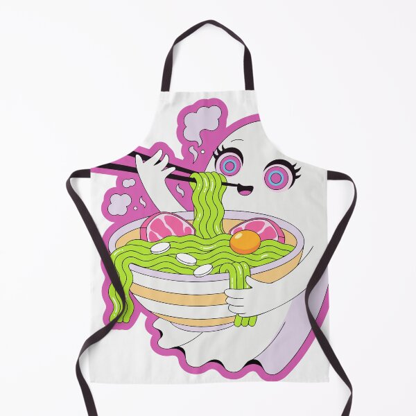Item preview, Anime Ramen Ghost Sticker designed and sold by inkfusionhub99.
