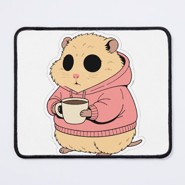 Item preview, Sad Hamster Existential Sticker designed and sold by inkfusionhub99.