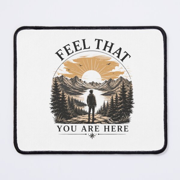 Item preview, Feel That You Are Here – Vintage Mountain Landscape designed and sold by KaSenArt26.