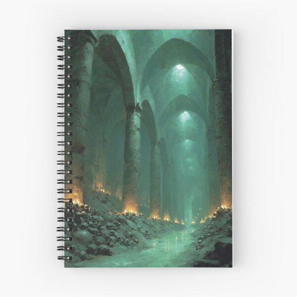 Item preview, Hall of Skulls Ancient Underground Crypt designed and sold by DukaveArt .