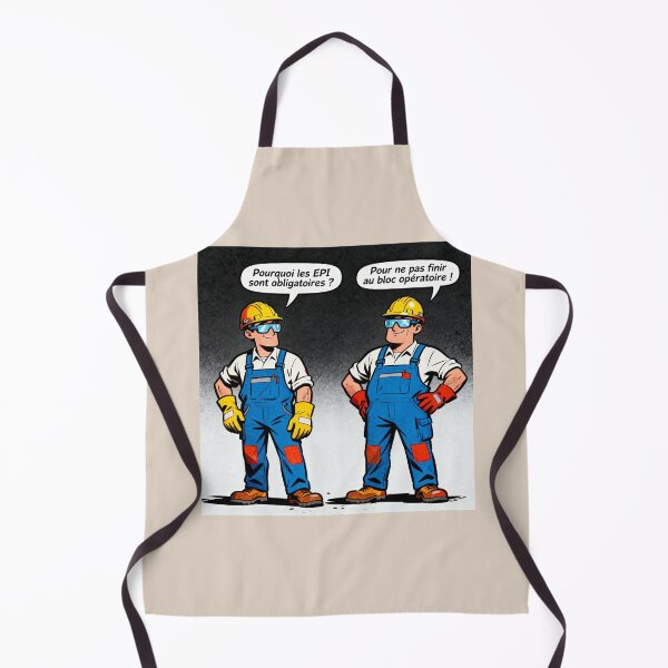 Item preview, PPE Cartoon – Why is PPE mandatory? | Workplace Safety Humor designed and sold by WordPlayStudio.