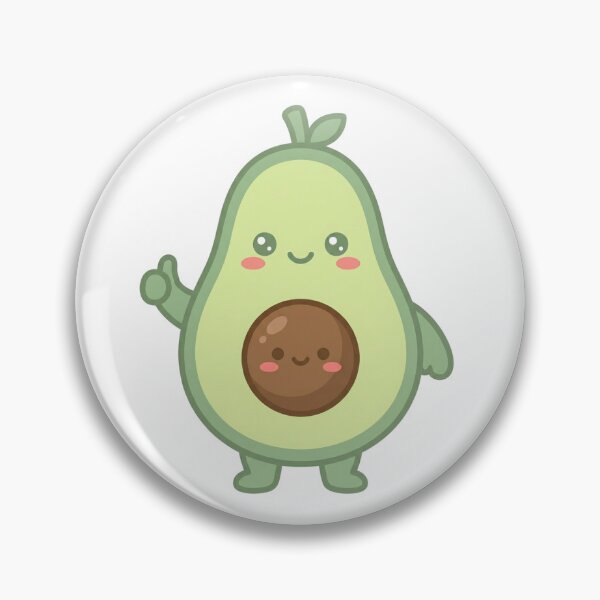 Item preview, Cute Kawaii Avocado Thumbs Up Baby Pit Happy Fruit Vegan Design designed and sold by ASfindsStore.