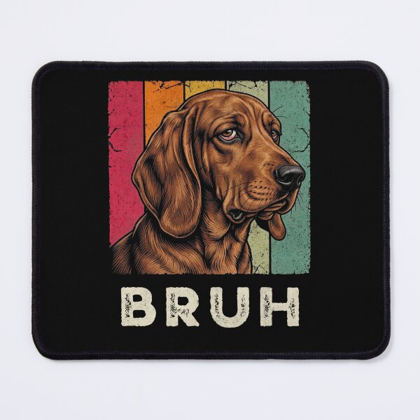 Item preview, Bruh Dog Retro Vintage Distressed Hound designed and sold by d247.