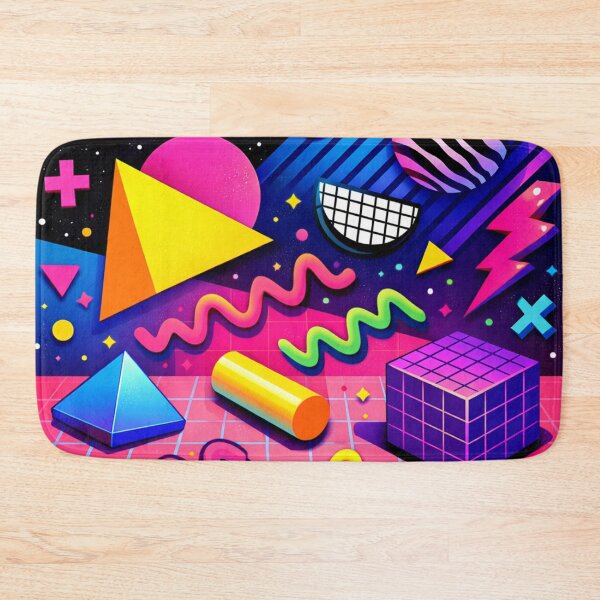 Item preview, Neon Memphis Geometric Blast designed and sold by Owcomm.