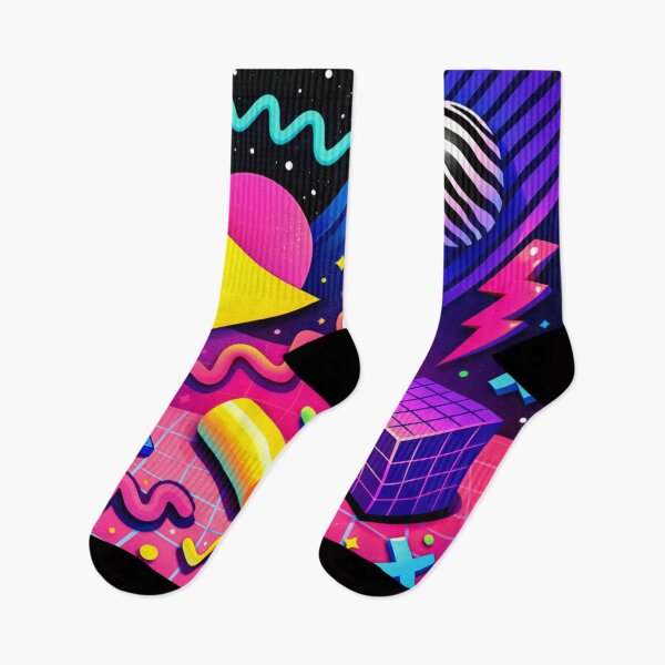 Item preview, Neon Memphis Geometric Blast designed and sold by Owcomm.