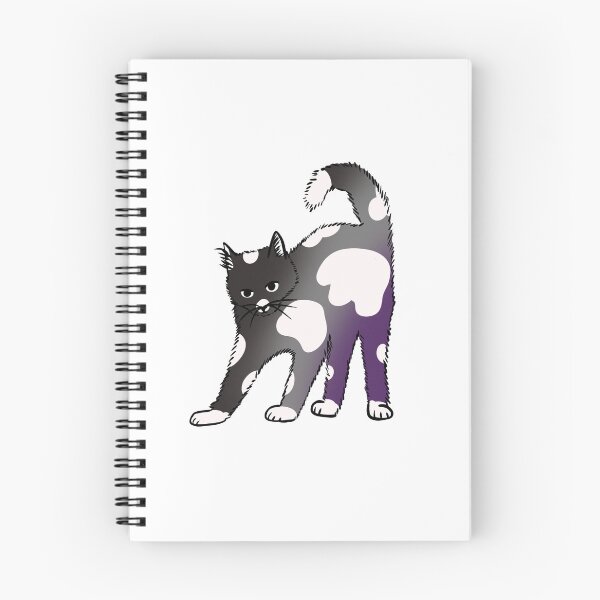 Item preview, Pride Cat - Asexual designed and sold by TheJarofSnacks.