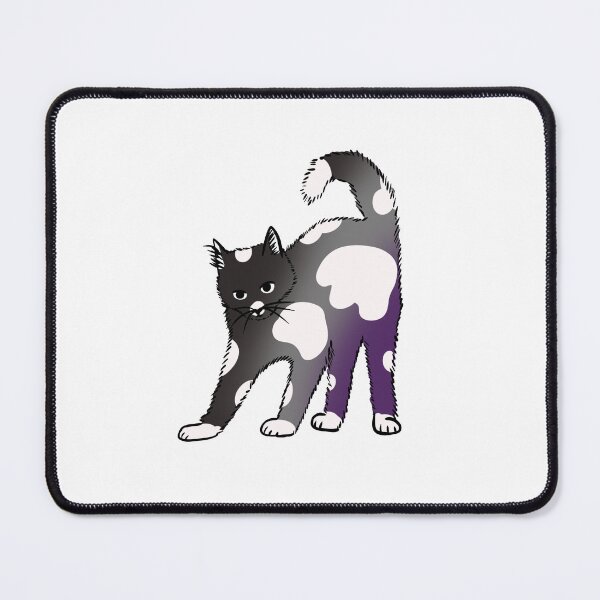 Item preview, Pride Cat - Asexual designed and sold by TheJarofSnacks.