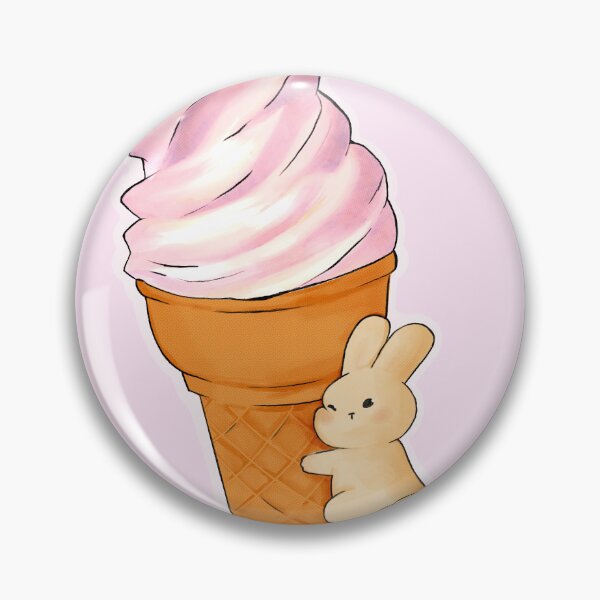 Item preview, Ice cream bunny designed and sold by comfybeeart.