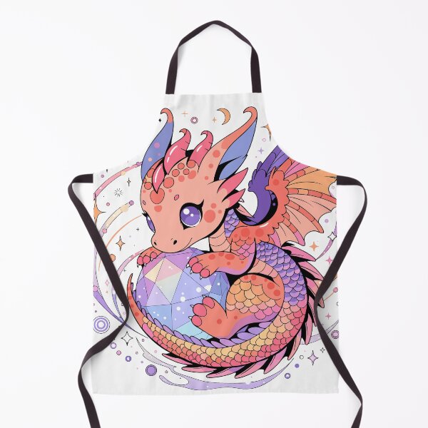 Item preview, Cute Baby Dragon Crystal Glow Sticker designed and sold by inkfusionhub99.