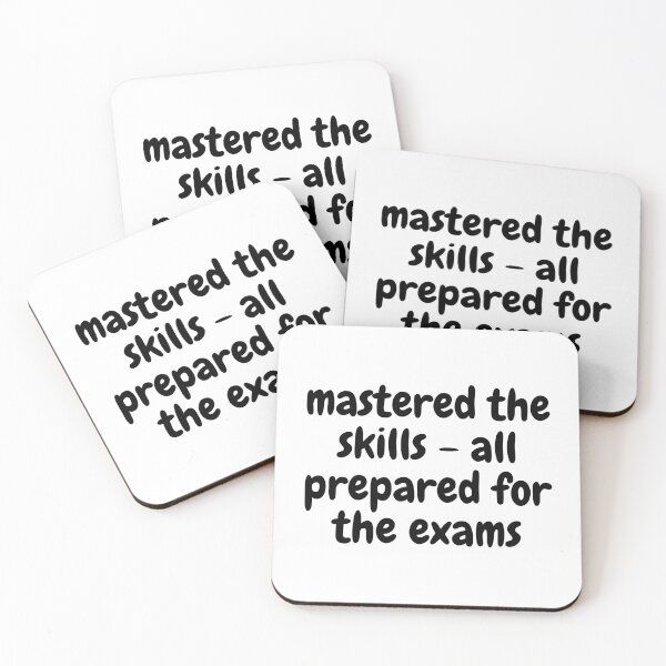 Item preview, mastered the skills - all prepared for the exams designed and sold by ArtistTejal.