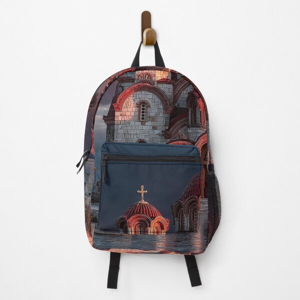 Item preview, Byzantine Orthodox Church at Crimson Sunset designed and sold by DukeNiko.