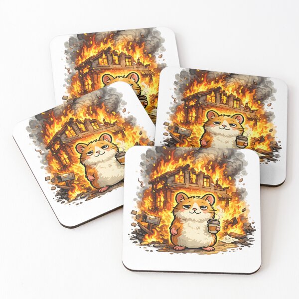 Item preview,  Dramatic Hamster Everything is Fine designed and sold by PatiImagination.