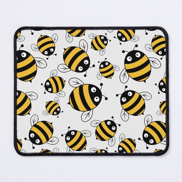 Item preview, Cute Cartoon Bumble Bee Seamless Pattern designed and sold by David Speed Design.