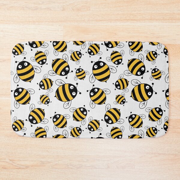 Item preview, Cute Cartoon Bumble Bee Seamless Pattern designed and sold by David Speed Design.
