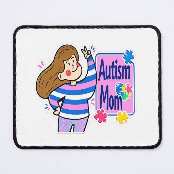 Item preview, Autism Mom designed and sold by Mother Daughter Drawings .