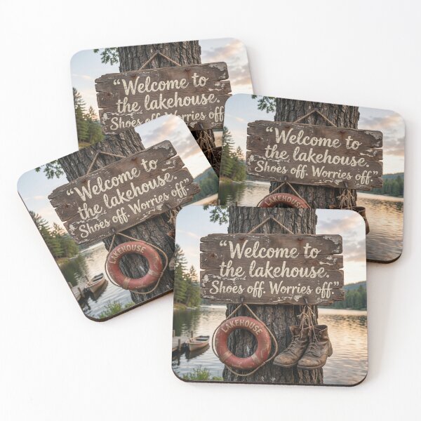 Item preview, Welcome to the Lakehouse Sign | Rustic Cabin Sweatshirt & Wall Art designed and sold by DmaarGroup.
