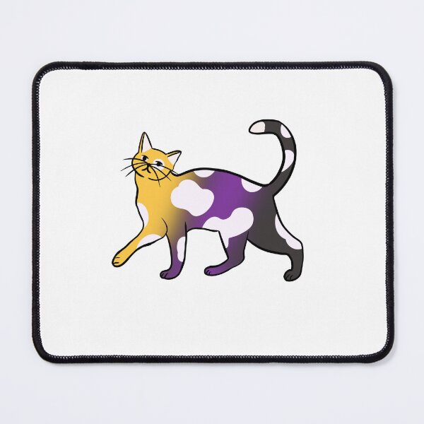 Item preview, Pride Cat - Nonbinary designed and sold by TheJarofSnacks.