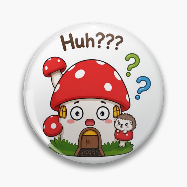 Item preview, Cute Mushroom House Sticker | Kawaii Cottagecore Mushroom Cartoon designed and sold by smartprintuk.