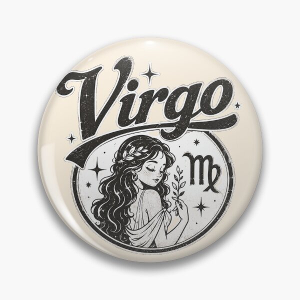 Item preview, Virgo Zodiac Goddess Vintage Astrology Design | Retro Virgo Horoscope Gift for Astrology Lovers designed and sold by TheStephanieRome.