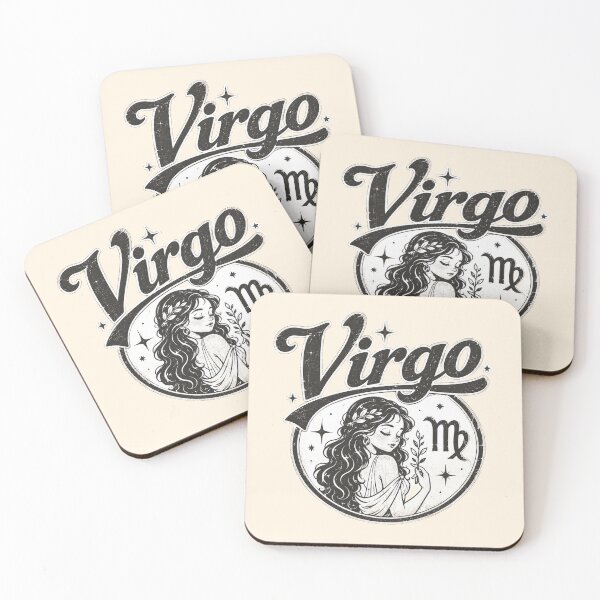 Item preview, Virgo Zodiac Goddess Vintage Astrology Design | Retro Virgo Horoscope Gift for Astrology Lovers designed and sold by TheStephanieRome.