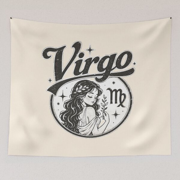 Item preview, Virgo Zodiac Goddess Vintage Astrology Design | Retro Virgo Horoscope Gift for Astrology Lovers designed and sold by TheStephanieRome.