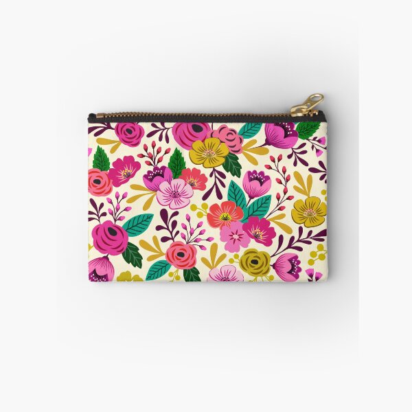 Item preview, Bright boho hand drawn flowers designed and sold by Jennifer Ladd.