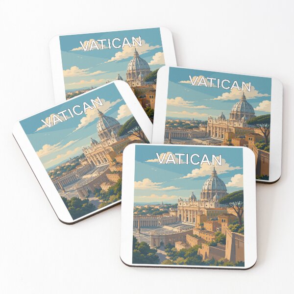 Item preview, Vatican City, Vintage Art Travel Landscape designed and sold by MaateoDesign.
