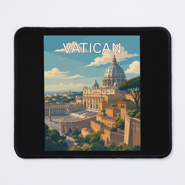 Item preview, Vatican City, Vintage Art Travel Landscape designed and sold by MaateoDesign.