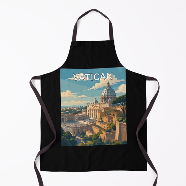 Item preview, Vatican City, Vintage Art Travel Landscape designed and sold by MaateoDesign.