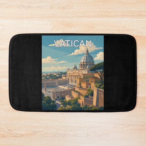 Item preview, Vatican City, Vintage Art Travel Landscape designed and sold by MaateoDesign.
