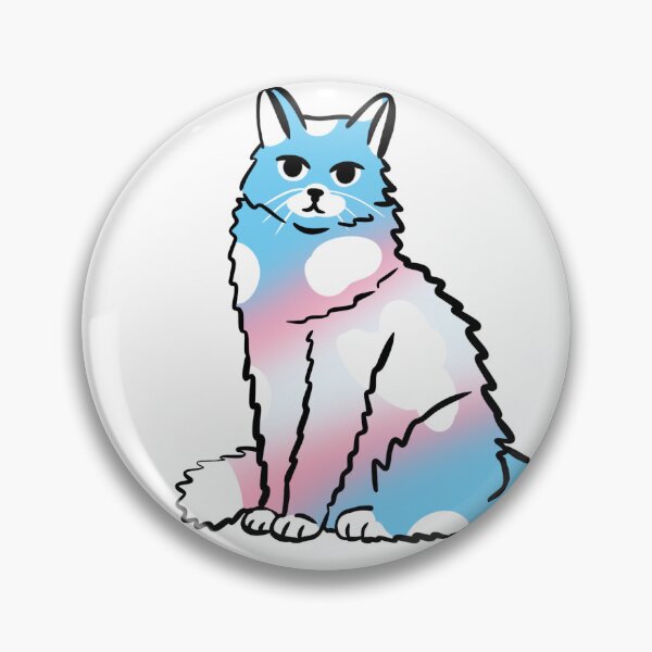 Item preview, Pride Cat - Transgender designed and sold by TheJarofSnacks.