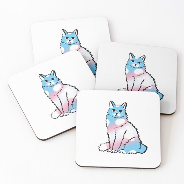 Item preview, Pride Cat - Transgender designed and sold by TheJarofSnacks.