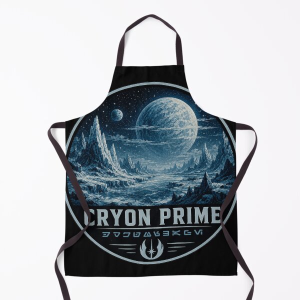 Item preview, CRYON PRIME – Frozen Alien Planet Sci-Fi Space Emblem designed and sold by ChemiroL.