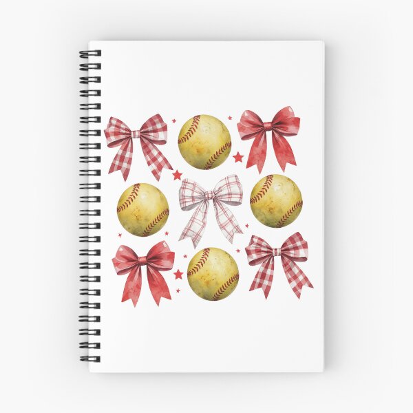 Item preview, Softball Bow Design – Cute Colorful Softball Girl Game Day Graphic designed and sold by DoodloraStudio.