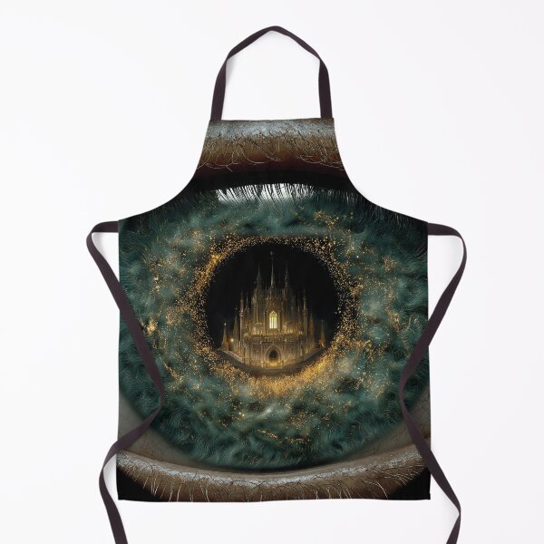 Item preview, Gothic Castle Reflected in a Human Eye designed and sold by DukaveArt .