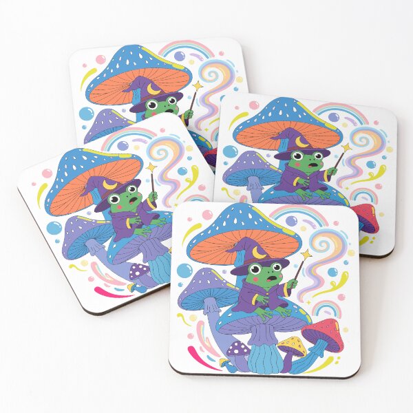 Item preview, Magical Frog Wizard Fantasy Sticker designed and sold by inkfusionhub99.