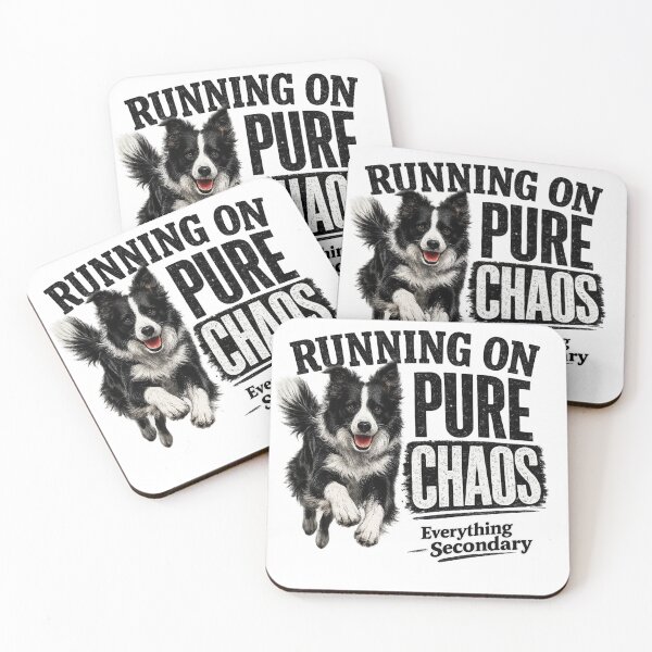 Item preview, Running On Pure Chaos Border Collie designed and sold by HippyRikky.