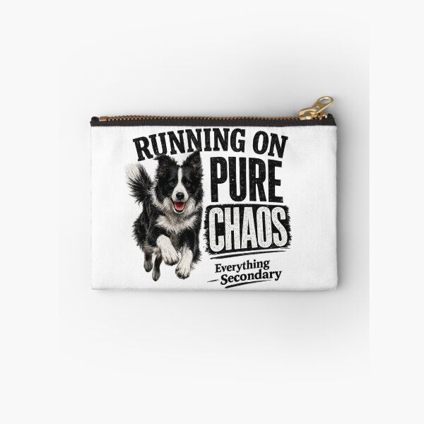 Item preview, Running On Pure Chaos Border Collie designed and sold by HippyRikky.