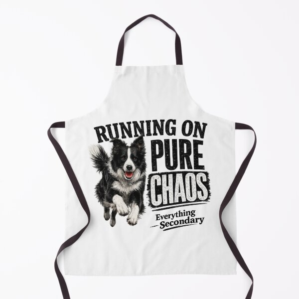 Item preview, Running On Pure Chaos Border Collie designed and sold by HippyRikky.