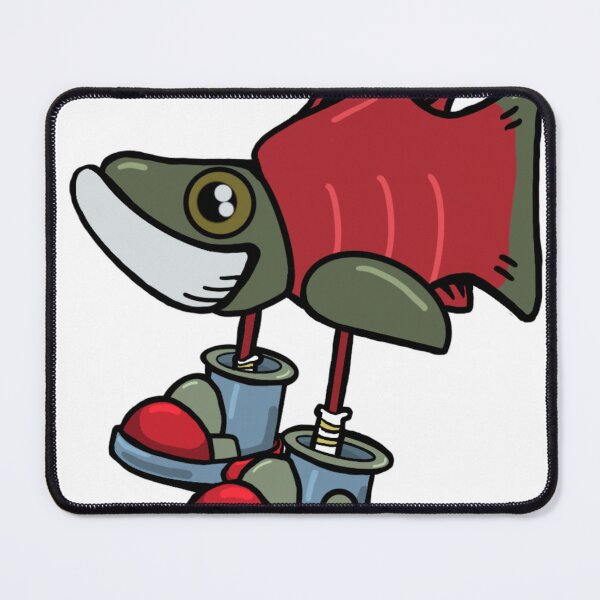Item preview, Salmon in Sneakers designed and sold by Bibliodoodle.