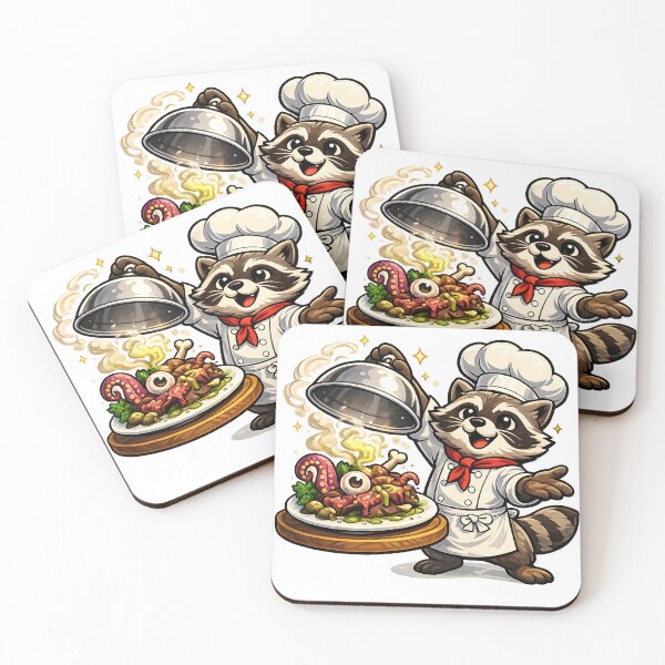 Item preview, Raccoon Chef Dumpster Gourmet designed and sold by PatiImagination.